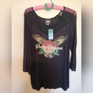 Genuine Harley Davidson Embellished top